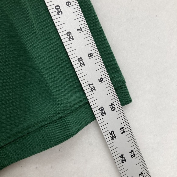 St Johns Bay Polo Shirt Mens 2XL Green Legacy Pique Non Roll Collar Golf Casual - Picture 9 of 12